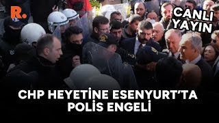 Esenyurt Belediyesi önünde polis ablukası CANLI [upl. by Nwahsauq]