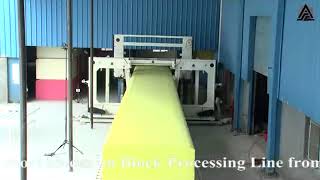 Long Foam Block Cutting machine  AS Enterprises  Delhi  India [upl. by Poll671]