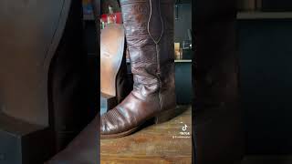 Old Lucchese Restoration handed down to a son lucchese denver boots [upl. by Einimod29]