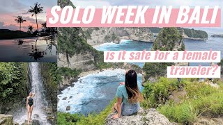 BALI  one week as a solo female traveler [upl. by Ploch]