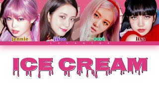 how should BLACKPINK OT4 sing ICE CREAM without SELENA GOMEZ color coded lyrics hanromeng [upl. by Rodney]