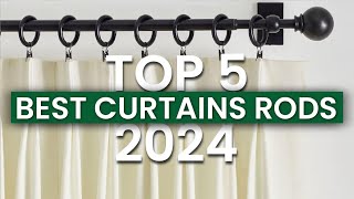 Top 5 Best Curtain Rods in 2024 [upl. by Joey590]