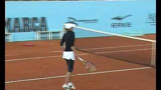 Nadia Petrova amp Sam Stosur vs Anastasia Rodionova amp Patty Schnyder Madrid 2010 match4WMV [upl. by Eidassac]