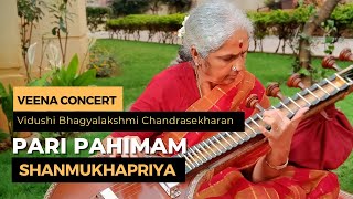 Pari Pahimam  Shanmukhapriya  Veena Concert  Vid Bhagyalakshmi Chandrasekharan [upl. by Reede919]