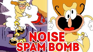 Playable Noise BUT Spam Bomb Pizza Tower Update Gameplay with mod [upl. by Hurd580]