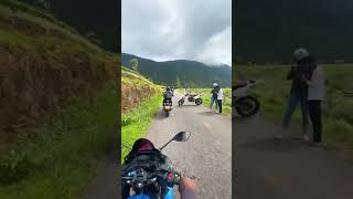 Way to Gartmore waterfalls 👀✌️❤️ music waterfall travel love motovlog [upl. by Rosalia]