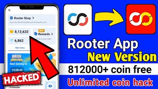 rooter mod apk unlimited coins  Rooter App Se Coin Kaise Kamaye  rooter unlimited coin trick 2023 [upl. by Ressler]