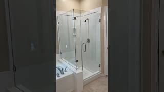 Frameless shower door installation professional [upl. by Assirk2]