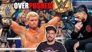 Cody Rhodes winning 2 Belts at King amp Queen of the Ring  Missing Roman Reigns  Backlash was Worst [upl. by Emlen]