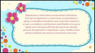 Regulaciones Arancelarias y No Arancelarias [upl. by Sherlocke]