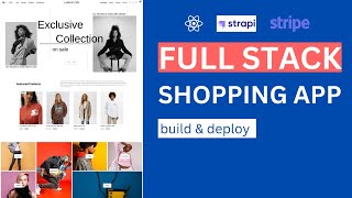 Complete ECommerce App with React Strapi Stripe  Shopping App Tutorial for Beginners [upl. by Adamsen]