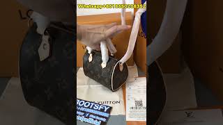 LV Speedy Bandouliere Monogram Nano Brown Review from BOOTSFY bag louisvuitton bags lv [upl. by Nady136]