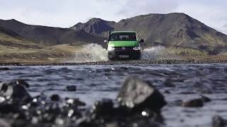 Iceland Highland Incredible Scenery  4x4 with VW Bus 4motion  Island Hochland [upl. by Aicul345]