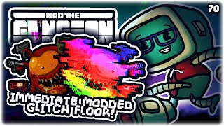 IMMEDIATE MODDED GLITCH FLOOR  Lets Play Enter the Gungeon Mod the Gungeon  Part 70 [upl. by Anilosi]