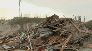 Neighbors saddened after another Rodanthe home collapses into the ocean [upl. by Idolem]