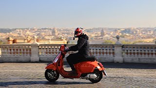 2023 Vespa GTS 300 Scooter Review Live From Rome Italy [upl. by Angelle]