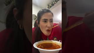 Itati comiendo pozole en la navidad [upl. by Hgielsel373]