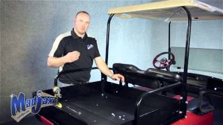 Expandable Cargo Box  How to Install Video  Madjax® Golf Cart Accessories [upl. by Yesnek]