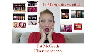 PAT McGRATH  classement des palettes 2020 [upl. by Suiddaht]