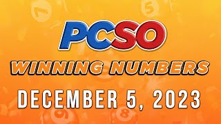 P196M Jackpot Ultra Lotto 658 2D 3D 6D Lotto 642 and Super Lotto 649  December 5 2023 [upl. by Shreve]