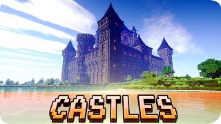 Minecraft  Medieval Castle amp Kings castle  Maps w Download [upl. by Blank890]