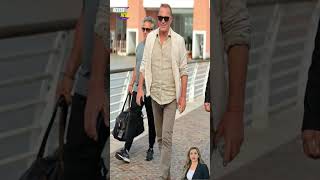 Kevin Costner Struts Solo at Venice 🎥✨ After Divorce Drama 🚤👀 [upl. by Entirb]