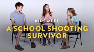 Kids Meet a School Shooting Survivor  Kids Meet  HiHo Kids [upl. by Burta]