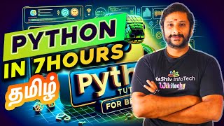 🐍Python for Beginners Learn Python in 7 Hours StepbyStep in Tamil python pythontutorial [upl. by Marcello]