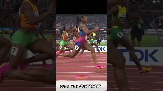 WHO IS THE FASTEST FEMALE IN THE WORLD shacarri 100m trackandfield thefastest shorts [upl. by Werd412]