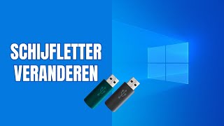 Schijfletter veranderen en toekennen in Windows 10 [upl. by Llenra161]