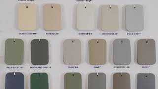 Highlight COLORBOND Colour Chart  Metal Roofing Online [upl. by Celio]