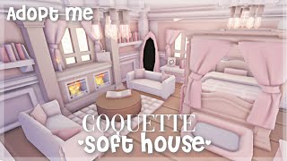 Coquette Cozy House  House build  Adopt me [upl. by Buckingham]