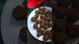 Teel ko laddu Sesame laddu is made from roasted sesame seeds and cane sugarindianfood nepalifood [upl. by Maurise]