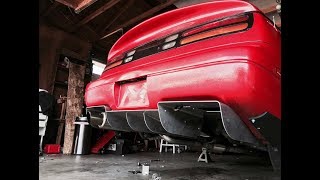 300ZX Gets NEW AGGRESSIVE Diffuser [upl. by Nylegna]