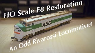 Restoring An HO Scale Rivarossi E8 With An Unusual Past [upl. by Amaral397]