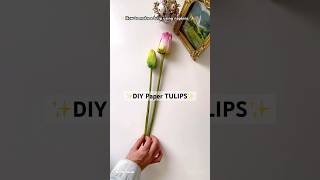 DIY Napkin Tulips  How to make a tulip using napkins [upl. by Concettina951]