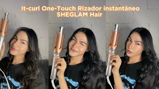 Rizos perfectos en 10 minutos 😱 con el Rizador instantáneo OneTouch Hair Itcurl de SHEGLAM hair 🧡 [upl. by Airamas]