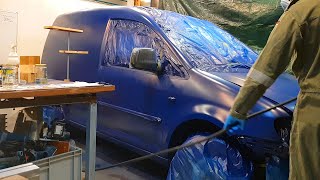 How to PAINT a car with SPRAY CANS  Part 1 [upl. by Ailuj]