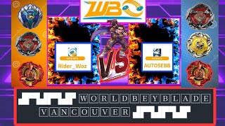 WBO TOURNAMENT BEYBLADE X ATTACK OF THE BEYSTRUCTICONS RAID ON X TOWER RIDERWOZ VS AUTOSEBB [upl. by Ahsinek954]