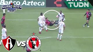 ¡Era un golazo Chilena de Caraglio  Atlas 00 Tijuana  Torneo Guard1anes 2021 MX  J13  TUDN [upl. by Cordey]