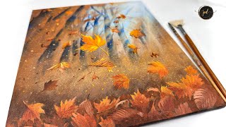 FALL  Acrylic Painting [upl. by Yasmar694]