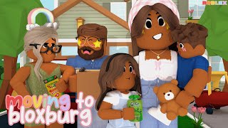 🚘The Day We MOVED to BLOXBURG FIRST HOME Roblox Bloxburg Roleplay roleplay family [upl. by Alaehs]