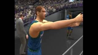 NBA Live 2003 Cutscene Rasho Nesterovic Signs an Autograph [upl. by Remark]