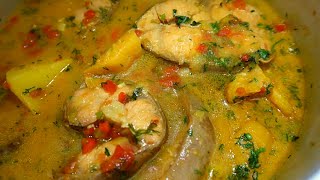 SOPA de PESCADO 🦈🇨🇴  El Fogón de Oma [upl. by Aihsaei]