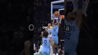 Ja Morant double pump dunkshort nba nbahighlights nbahighlightstoday espn viralshort sports [upl. by Aramoy258]