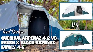 Quechua Arpenaz Family 42 Fresh amp Black vs Arpenaz Family 42 [upl. by Annora]