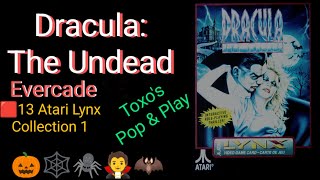 Dracula The Undead Evercade handheld via 🟥13 Atari Lynx collection 1  Toxos Pop amp Play [upl. by Rede]