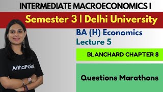 Intermediate Macroeconomics I MARATHON  Blanchard Ch 6 Labor Market MCQs  DU BAH Economics Sem 3 [upl. by Aserej921]