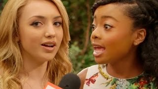 quotBunkdquot Season 1 Interviews with Peyton List Skai Jackson Karan Brar [upl. by Ahsiela625]