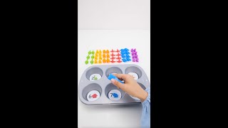 FUN Learn Counting and Sorting with Colorful Dinosaur Toys toddleractivities [upl. by Ondrej]